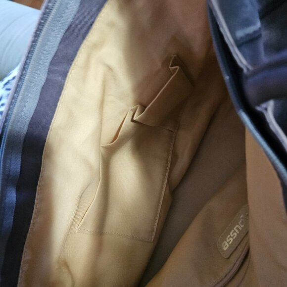 Mousse | Purple Printed City Canvas Large Bag with Shoulder Strap - NWOT - Picture 7 of 16